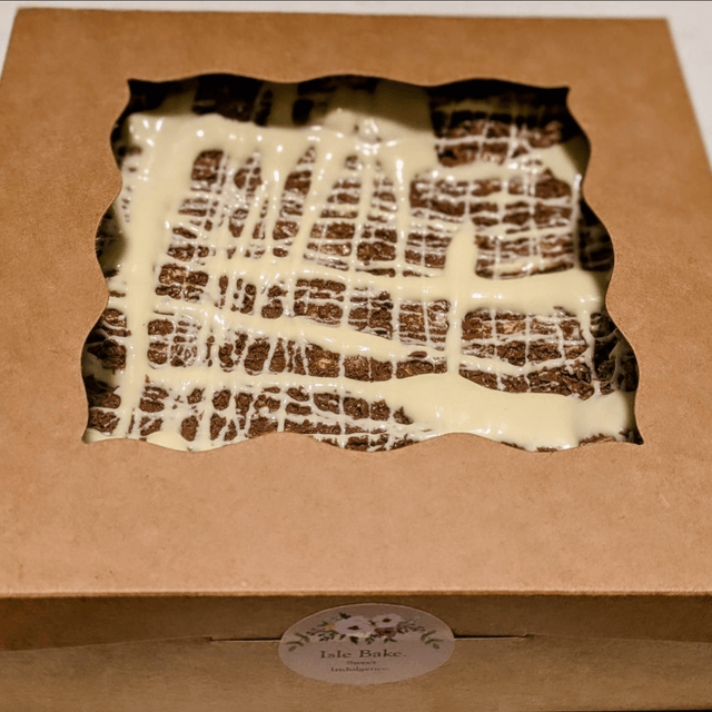 Brownie slab 20cm x 20cm