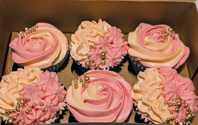 Cupcakes, box of 6